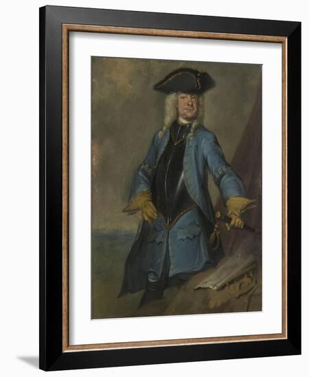 Portrait of Gerrit Sichterman-Cornelis Troost-Framed Art Print