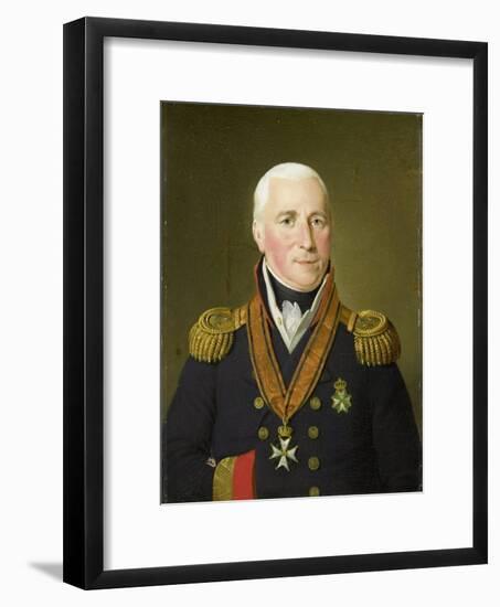 Portrait of Gerrit Verdooren-Adriaan De Lelie-Framed Art Print