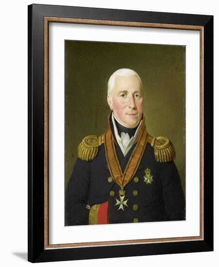 Portrait of Gerrit Verdooren-Adriaan De Lelie-Framed Art Print