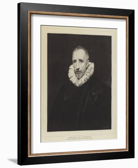 Portrait of Gevartius-Sir Anthony Van Dyck-Framed Giclee Print