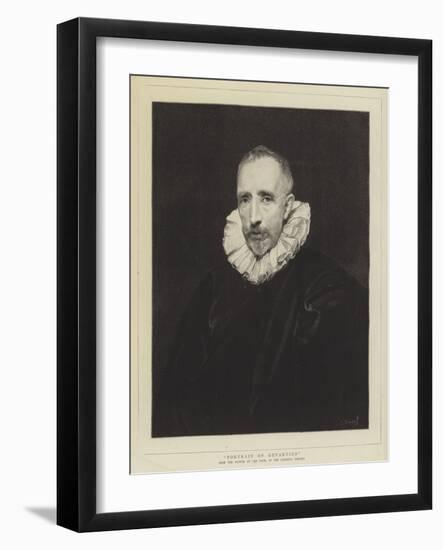 Portrait of Gevartius-Sir Anthony Van Dyck-Framed Giclee Print