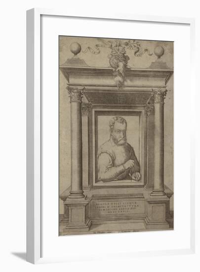 Portrait of Giacomo Barozzi Da Vignola-null-Framed Giclee Print