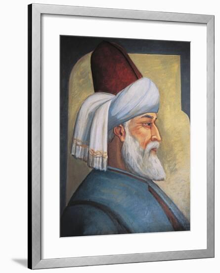 Portrait of Gialal Al-Din Rumi-null-Framed Giclee Print