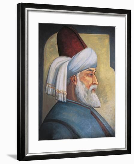Portrait of Gialal Al-Din Rumi-null-Framed Giclee Print