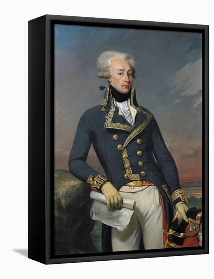 Portrait of Gilbert Motier (1757-1834) the Marquis De La Fayette as a Lieutenant General, 1791-Joseph Desire Court-Framed Premier Image Canvas