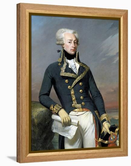 Portrait of Gilbert Motier, Marquis De La Fayette (Lafayette) by Joseph-Desire Court-null-Framed Premier Image Canvas