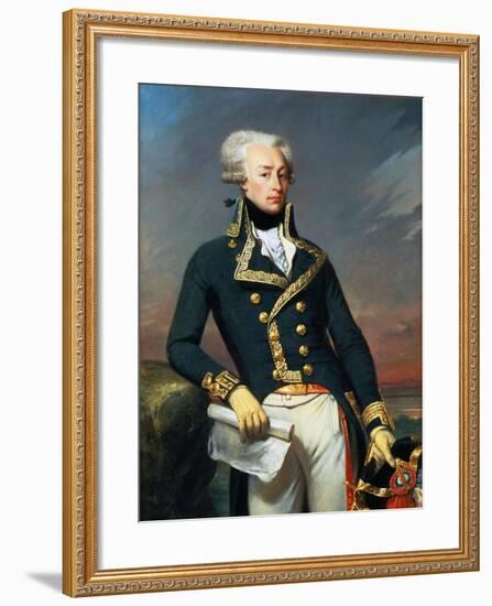 Portrait of Gilbert Motier the Marquis De La Fayette (1757-183), as a Lieutenant General, 1791-Joseph-Désiré Court-Framed Giclee Print