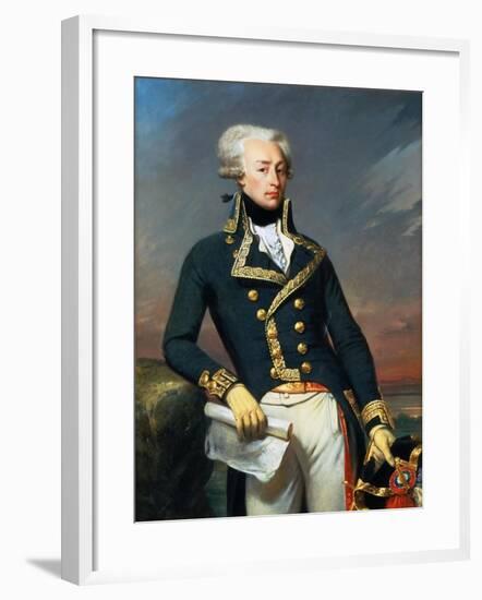 Portrait of Gilbert Motier the Marquis De La Fayette (1757-183), as a Lieutenant General, 1791-Joseph-Désiré Court-Framed Giclee Print