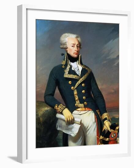 Portrait of Gilbert Motier the Marquis De La Fayette (1757-183), as a Lieutenant General, 1791-Joseph-Désiré Court-Framed Giclee Print