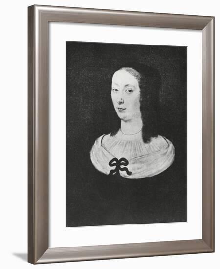 Portrait of Gilberte Perier-null-Framed Giclee Print