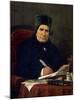 Portrait of Giovan Battista Niccolini, Italian Playwright and Patriot-Stefano Ussi-Mounted Giclee Print
