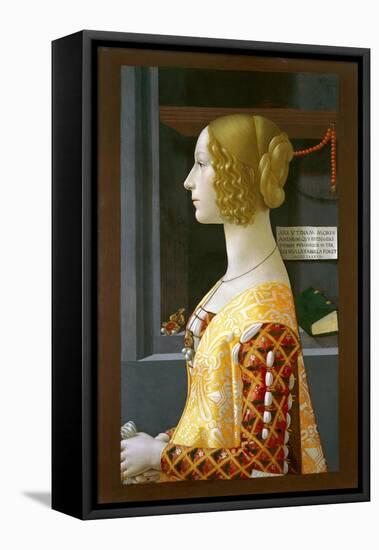 Portrait of Giovanna Tornabuoni, 1489-90-Domenico Ghirlandaio-Framed Premier Image Canvas