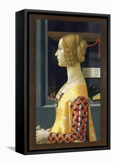 Portrait of Giovanna Tornabuoni-Domenico Ghirlandaio-Framed Premier Image Canvas