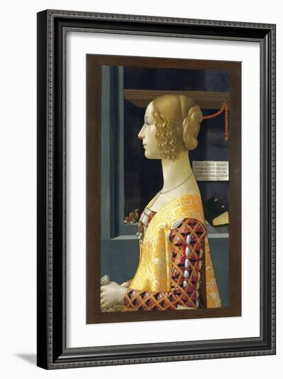 Portrait of Giovanna Tornabuoni-Domenico Ghirlandaio-Framed Giclee Print