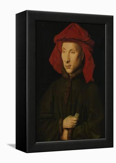 Portrait of Giovanni Arnolfini, about 1439/40-Jan van Eyck-Framed Premier Image Canvas