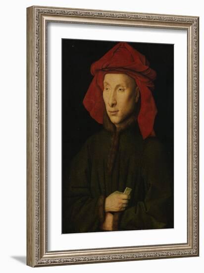 Portrait of Giovanni Arnolfini, about 1439/40-Jan van Eyck-Framed Giclee Print