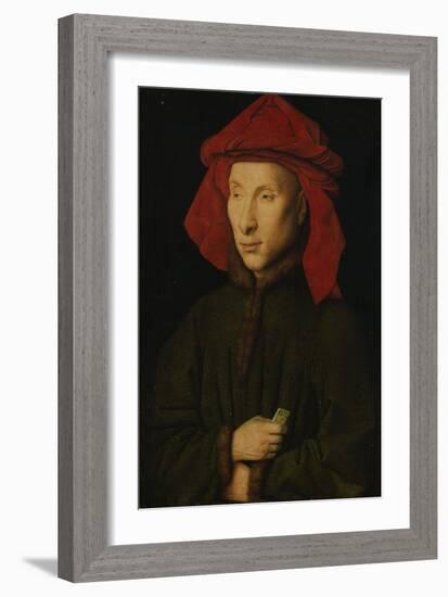 Portrait of Giovanni Arnolfini, about 1439/40-Jan van Eyck-Framed Giclee Print