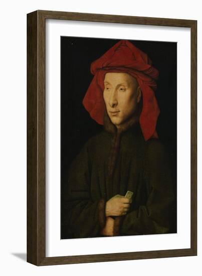 Portrait of Giovanni Arnolfini, about 1439/40-Jan van Eyck-Framed Giclee Print