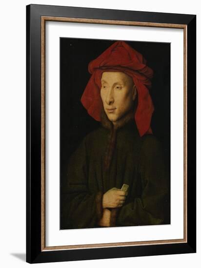 Portrait of Giovanni Arnolfini, about 1439/40-Jan van Eyck-Framed Giclee Print