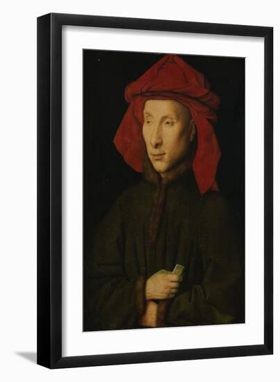 Portrait of Giovanni Arnolfini, about 1439/40-Jan van Eyck-Framed Giclee Print