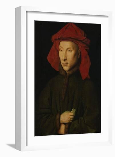 Portrait of Giovanni Arnolfini, about 1439/40-Jan van Eyck-Framed Giclee Print