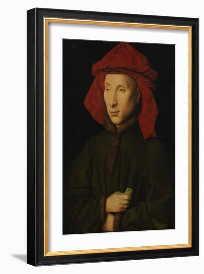 Portrait of Giovanni Arnolfini, about 1439/40-Jan van Eyck-Framed Giclee Print