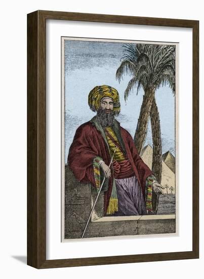 Portrait of Giovanni Battista Belzoni-Stefano Bianchetti-Framed Giclee Print