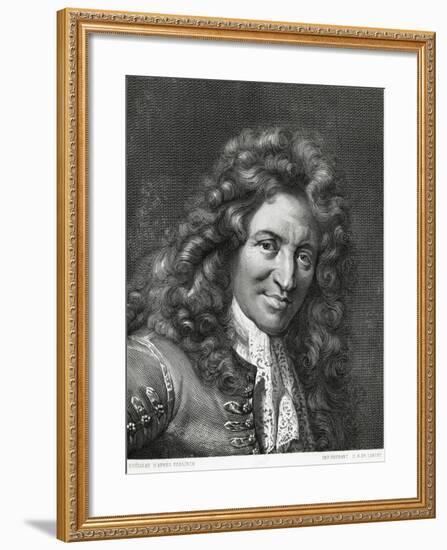 Portrait of Giovanni Battista Lulli or Jean-Baptiste Lully-null-Framed Giclee Print
