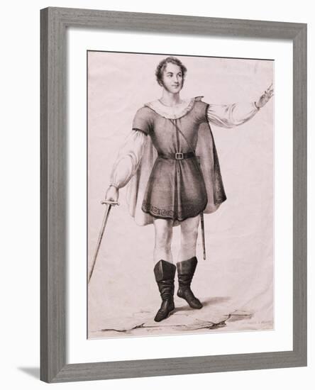 Portrait of Giovanni Battista Rubini-null-Framed Giclee Print