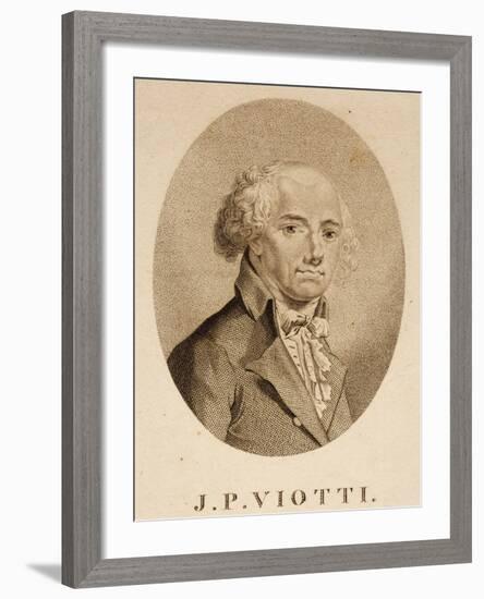 Portrait of Giovanni Battista Viotti-null-Framed Giclee Print