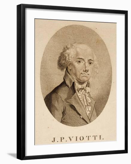 Portrait of Giovanni Battista Viotti-null-Framed Giclee Print