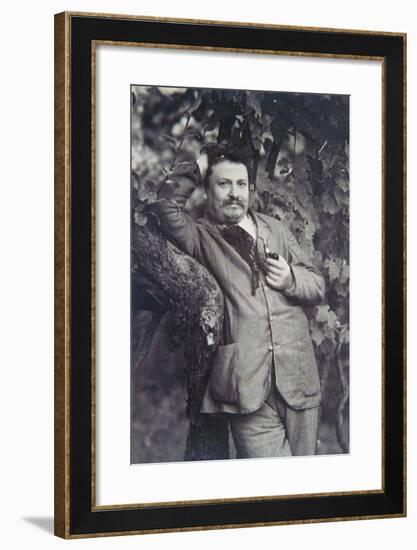 Portrait of Giovanni Pascoli-null-Framed Giclee Print
