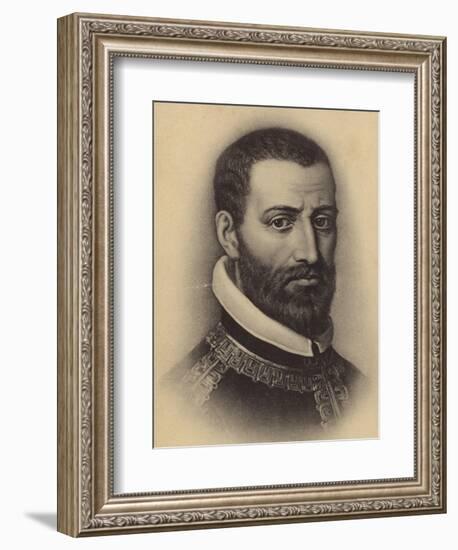 Portrait of Giovanni Pierluigi Da Palestrina-null-Framed Premium Giclee Print