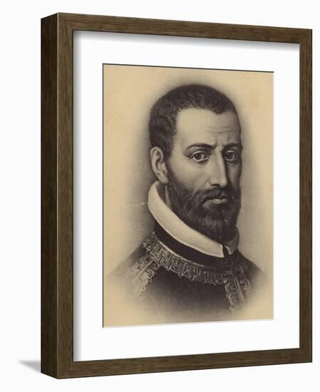 Portrait of Giovanni Pierluigi Da Palestrina-null-Framed Premium Giclee Print