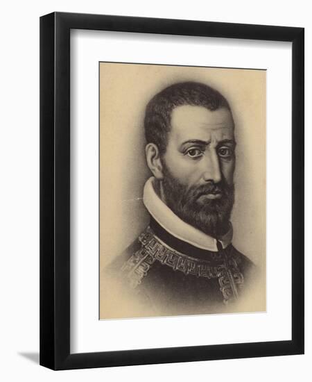 Portrait of Giovanni Pierluigi Da Palestrina-null-Framed Premium Giclee Print