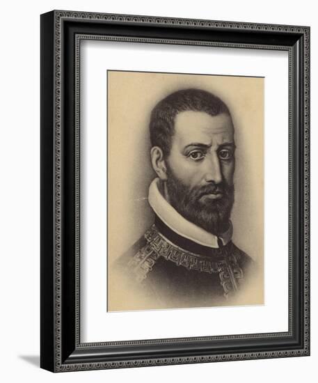 Portrait of Giovanni Pierluigi Da Palestrina-null-Framed Premium Giclee Print