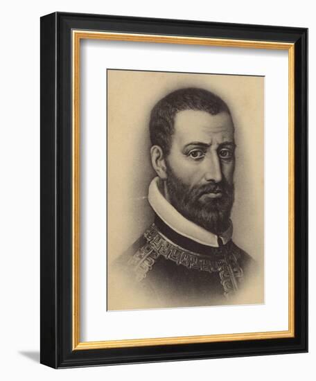 Portrait of Giovanni Pierluigi Da Palestrina-null-Framed Premium Giclee Print