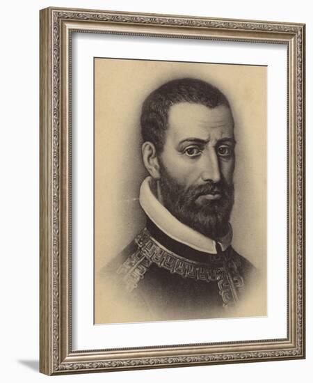 Portrait of Giovanni Pierluigi Da Palestrina-null-Framed Giclee Print
