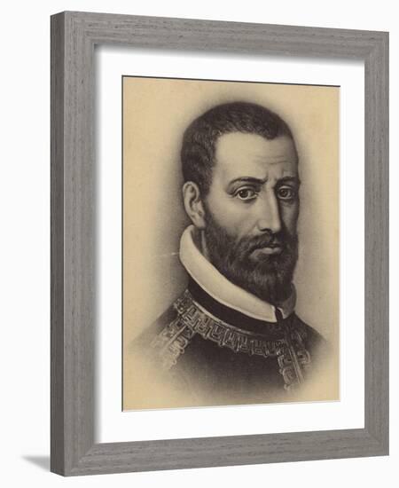 Portrait of Giovanni Pierluigi Da Palestrina-null-Framed Giclee Print