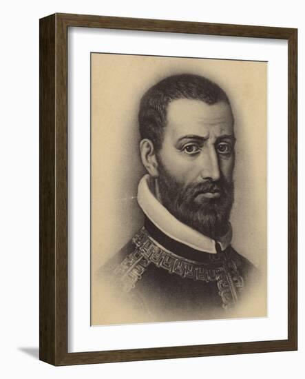 Portrait of Giovanni Pierluigi Da Palestrina-null-Framed Giclee Print