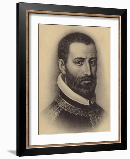 Portrait of Giovanni Pierluigi Da Palestrina-null-Framed Giclee Print