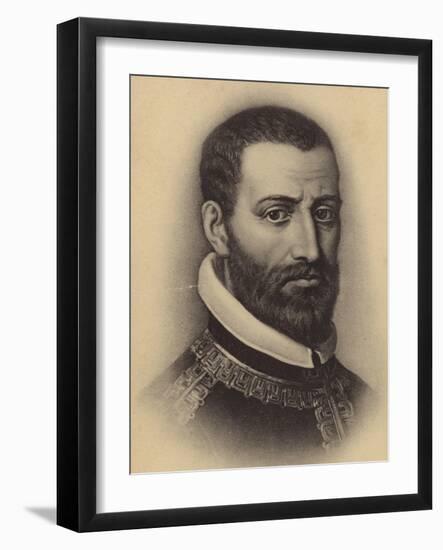 Portrait of Giovanni Pierluigi Da Palestrina-null-Framed Giclee Print