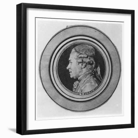 Portrait of Giovanni Punto-Charles Nicolas II Cochin-Framed Giclee Print