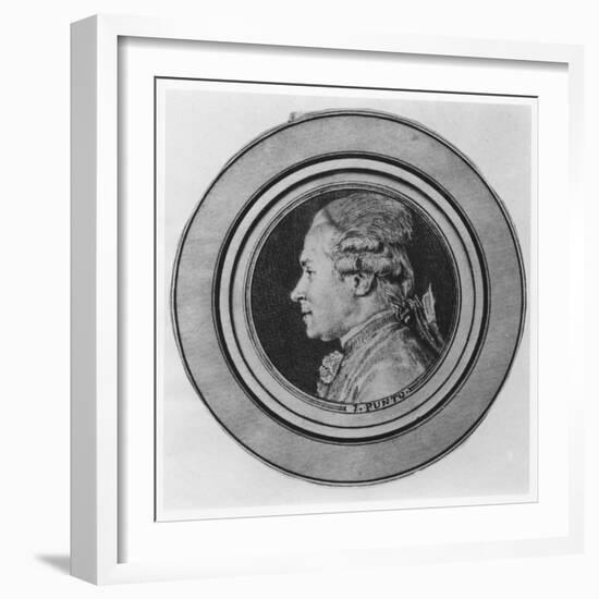 Portrait of Giovanni Punto-Charles Nicolas II Cochin-Framed Giclee Print