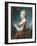 Portrait of Girl with Harp-Louis Vigee-Framed Giclee Print