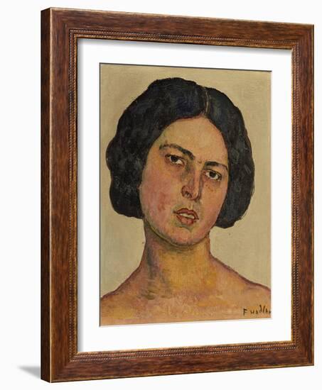 Portrait of Giulia Leonardi, 1910-Ferdinand Hodler-Framed Giclee Print