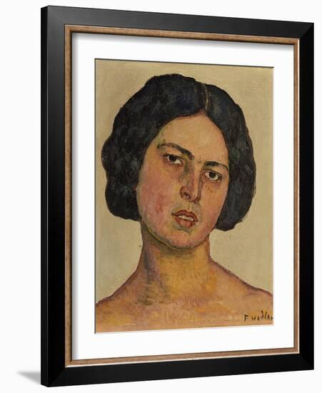 Portrait of Giulia Leonardi, 1910-Ferdinand Hodler-Framed Giclee Print