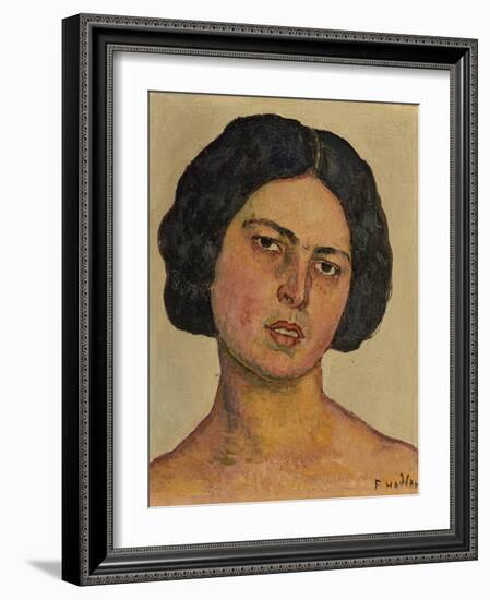 Portrait of Giulia Leonardi, 1910-Ferdinand Hodler-Framed Giclee Print