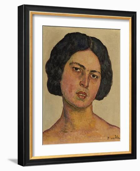 Portrait of Giulia Leonardi, 1910-Ferdinand Hodler-Framed Giclee Print