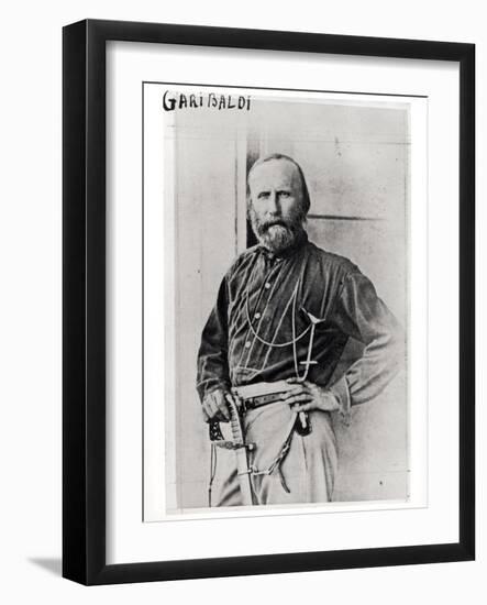 Portrait of Giuseppe Garibaldi (1807-82) 1860-Gustave Le Gray-Framed Photographic Print